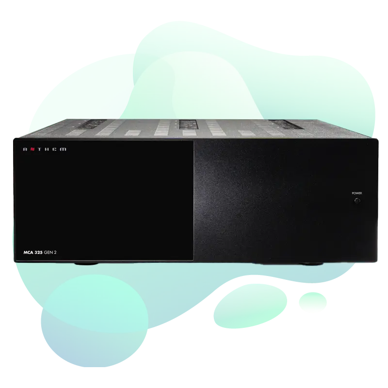 Anthem MCA 325 Gen 2 home cinema equipment view 1