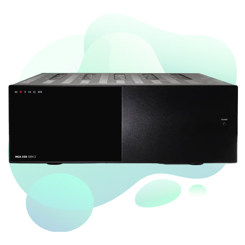 Anthem MCA 525 Gen 2 home cinema equipment view 1