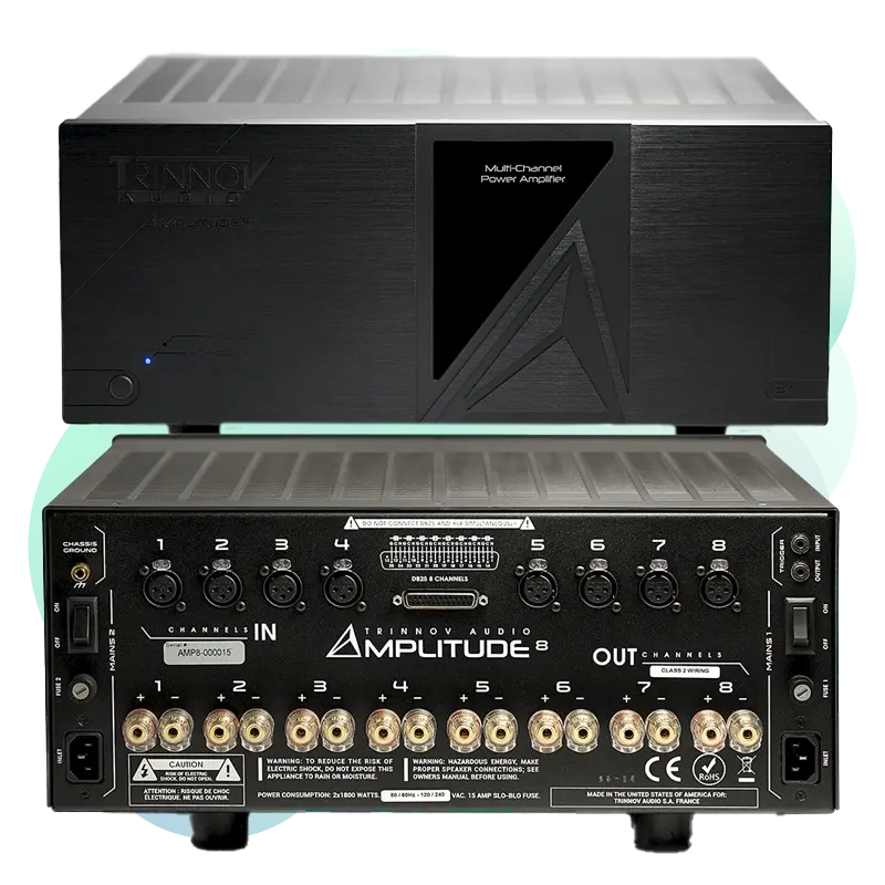 Trinnov Amplitude8 home cinema equipment view 1