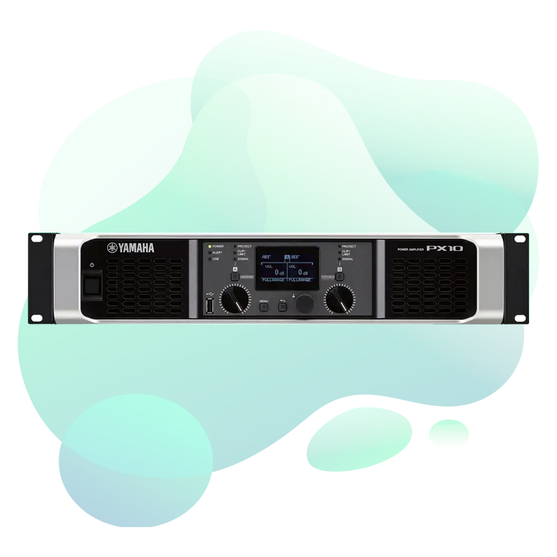 Yamaha PX10 home cinema equipment view 1