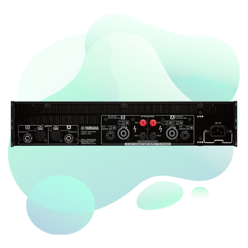 Yamaha PX10 home cinema equipment view 2