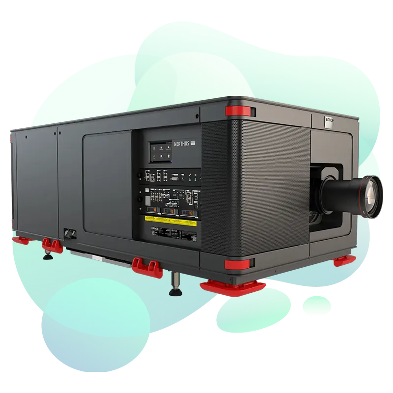 Barco Residential Nerthus home cinema equipment view 1