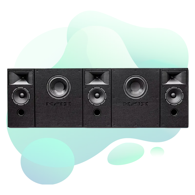Krix MX-5 home cinema equipment view 1